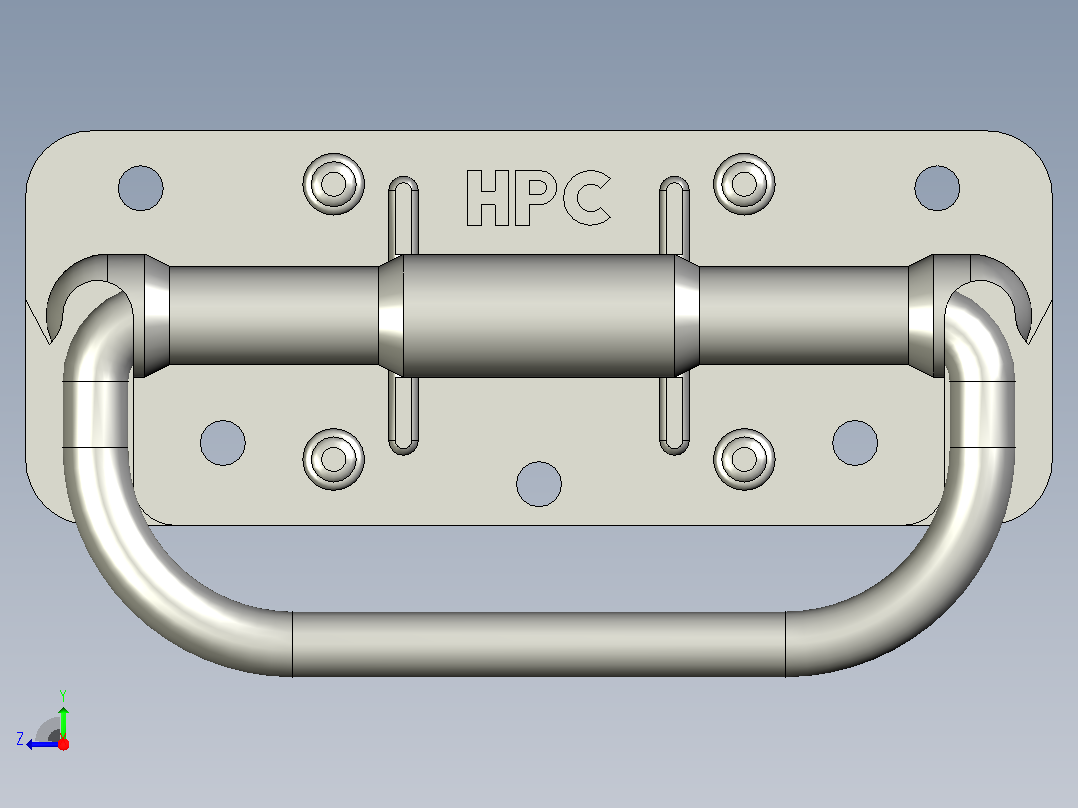木质容器的折叠把手HPC PO301ZB0右视图
