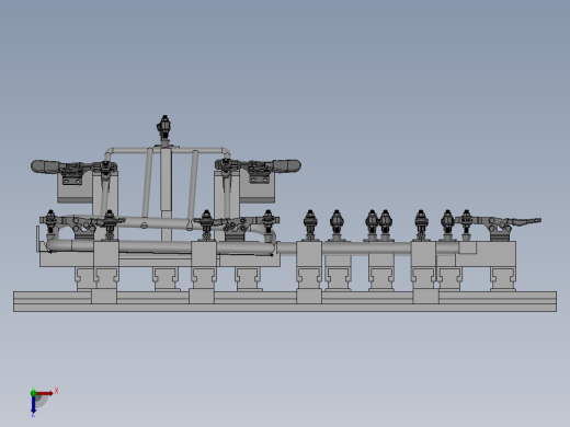 座椅焊接工装俯视缩略图