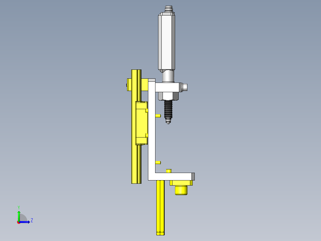 产品高度测定左视图