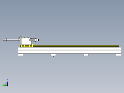 间距进给机构左视缩略图