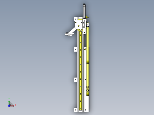 间距进给机构俯视缩略图