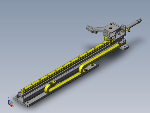 间距进给机构正等轴测缩略图