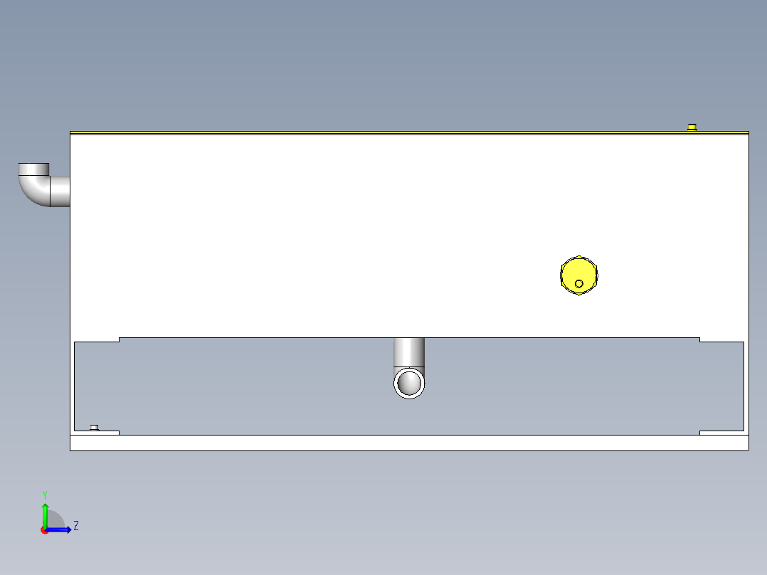 水面检视窗左视图