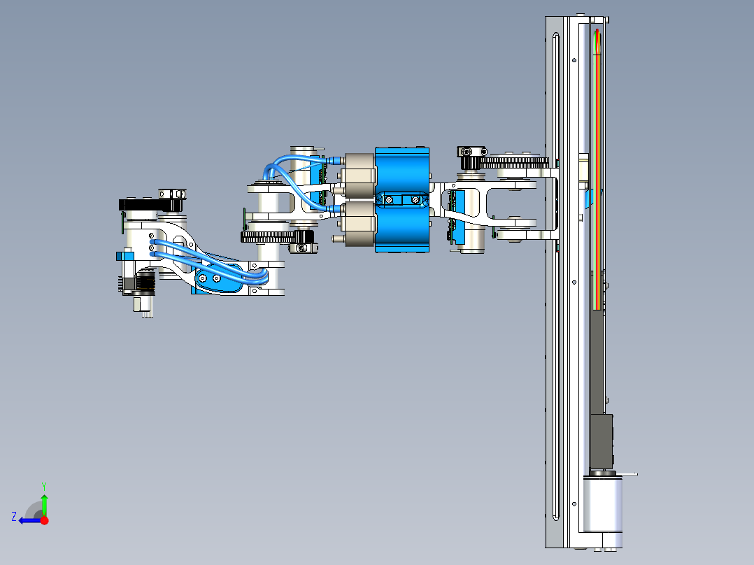 4-axis-robotic-arm-v2 SW STP右视图