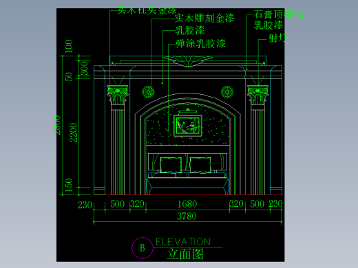 家装类CAD图块(五)-FH01116D
