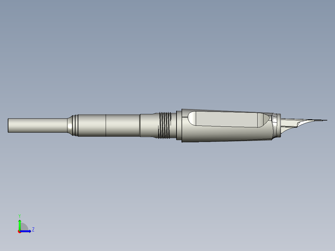 仿凌美LAMY钢笔左视图