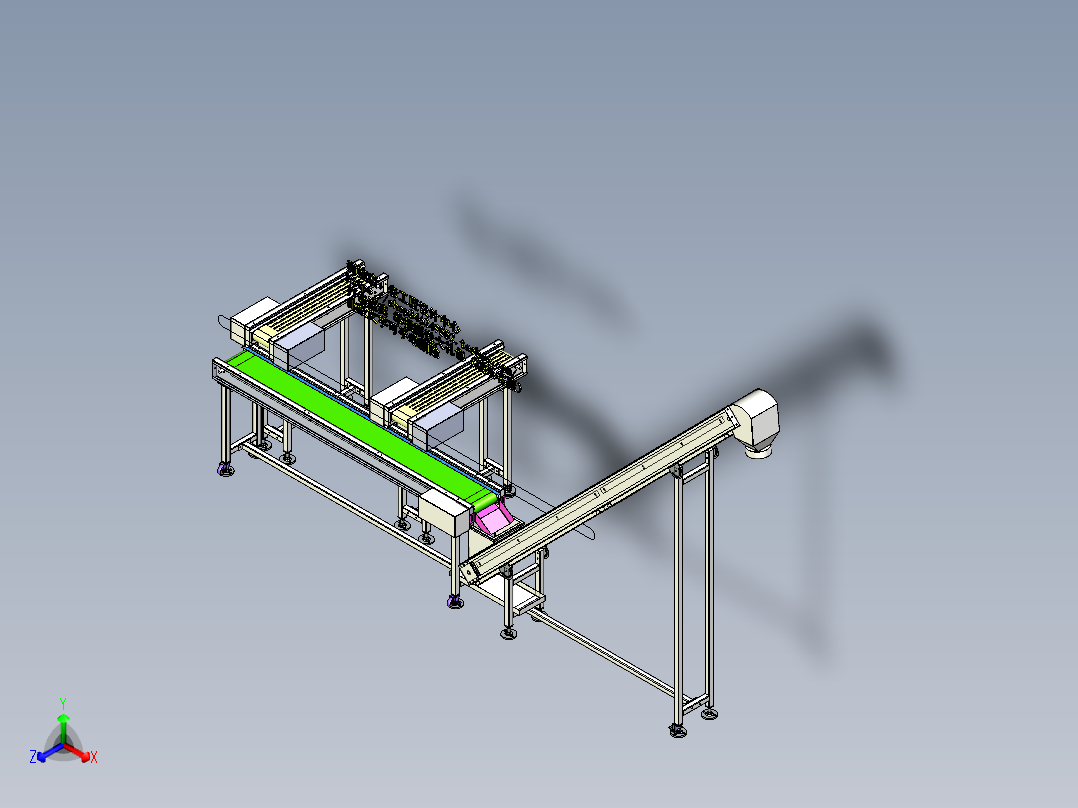 A11_四边封进料皮带线