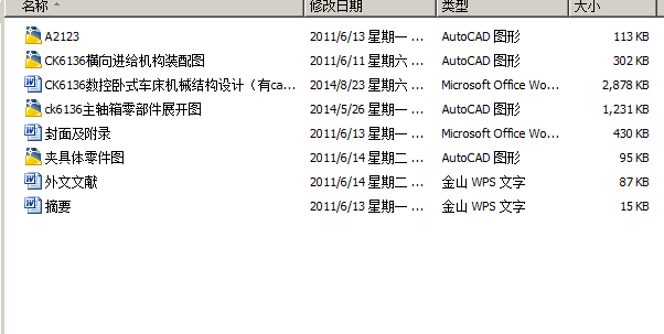 CK6136数控卧式车床机械结构设计（有cad图）