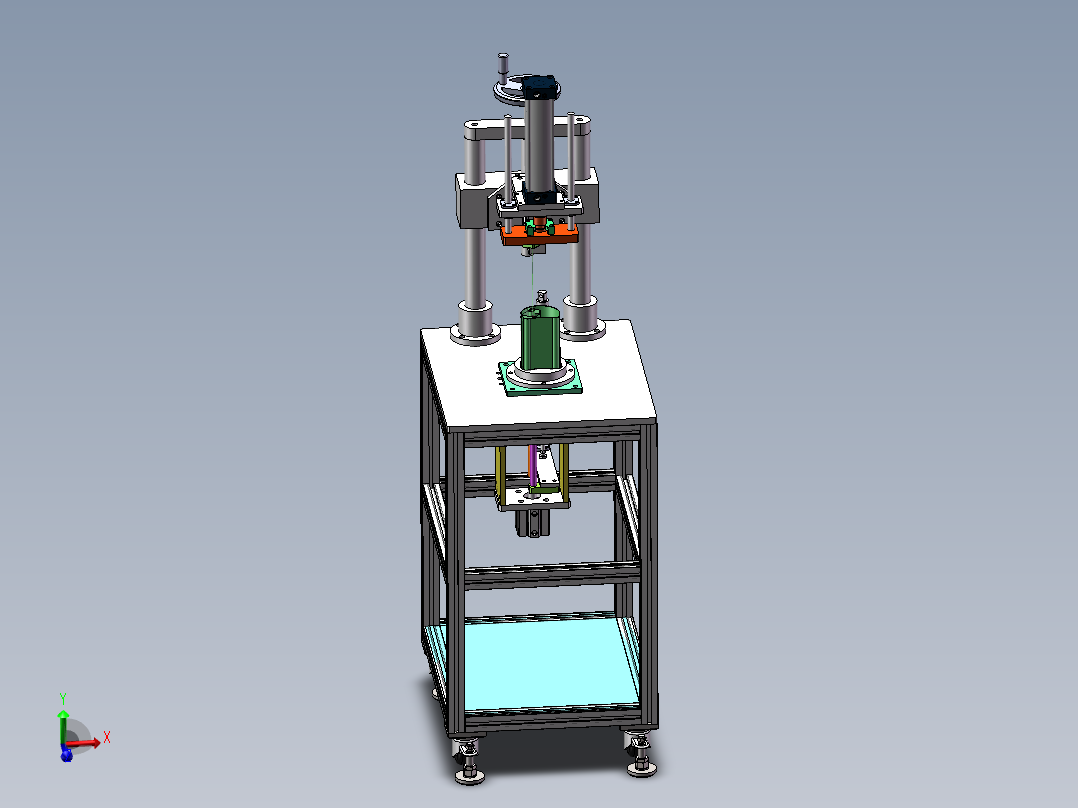 05月-油桶单向阀铜嘴过滤网组装机（sw18可编辑+cad+bom）