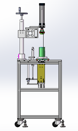 05月-油桶单向阀铜嘴过滤网组装机（sw18可编辑+cad+bom）