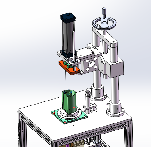 05月-油桶单向阀铜嘴过滤网组装机（sw18可编辑+cad+bom）