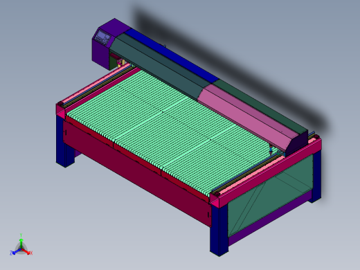 大幅面塑料板亚克力激光切割机