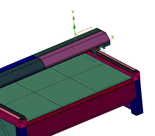 大幅面塑料板亚克力激光切割机