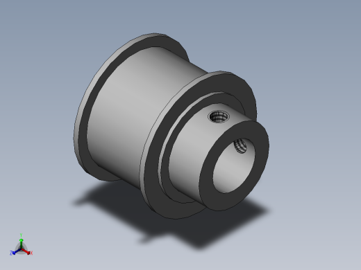 同步轮XLZ20d=14正等轴测缩略图