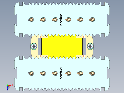 诺克图阿NH-D14 CPU冷却器俯视缩略图