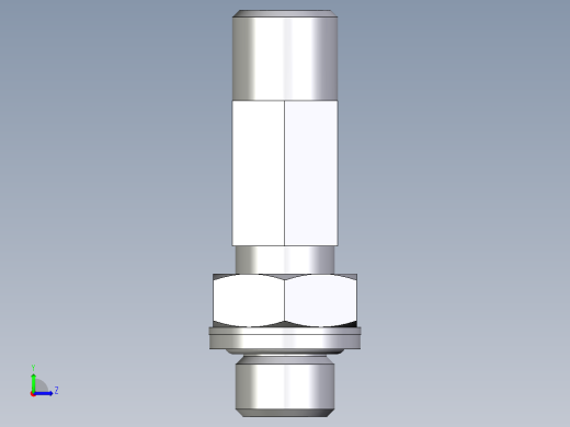 卡套式工业通用硬管接头EO_Adjustable_locknut_run_tee_LEE06SROMDCF左视缩略图