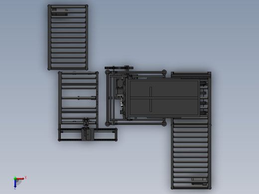 冰箱装配输送线立箱机俯视缩略图