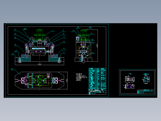 831004法兰盘加工工艺及铣φ90处两平面夹具设计【气缸夹紧】【含3个夹具零件图】