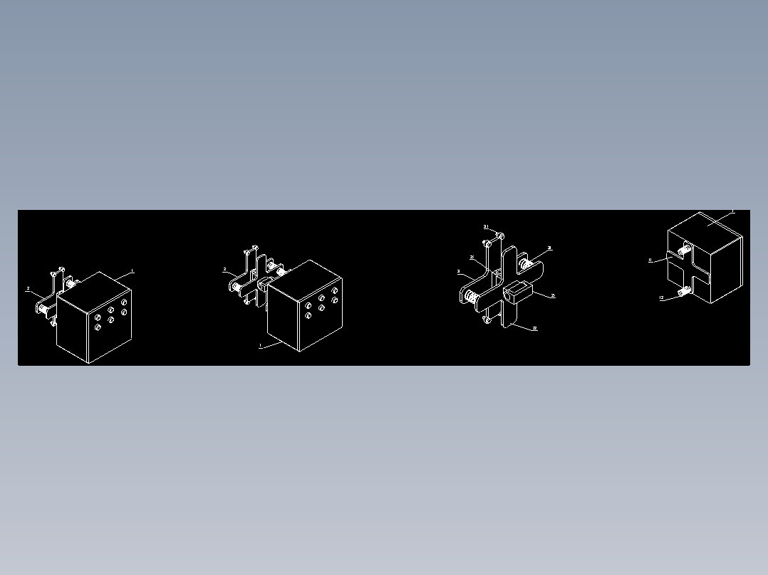 船舶挂壁式控制器安装组件
