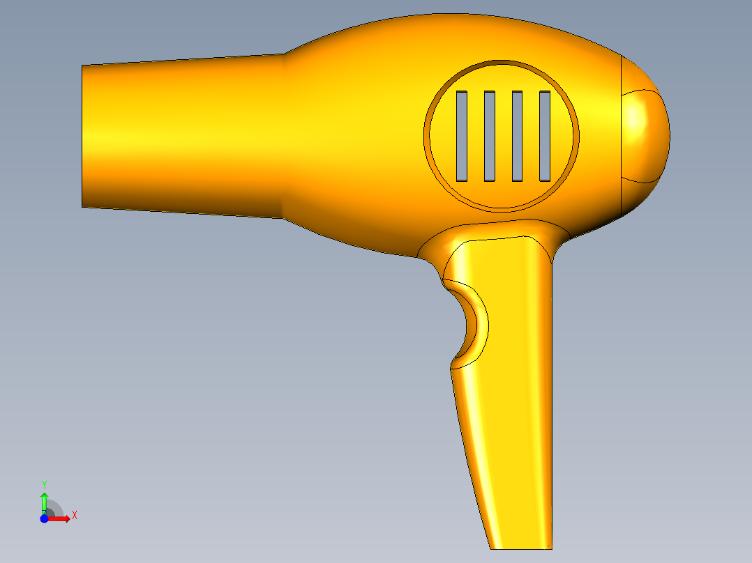 ug吹风机曲面造型324071===10前视图