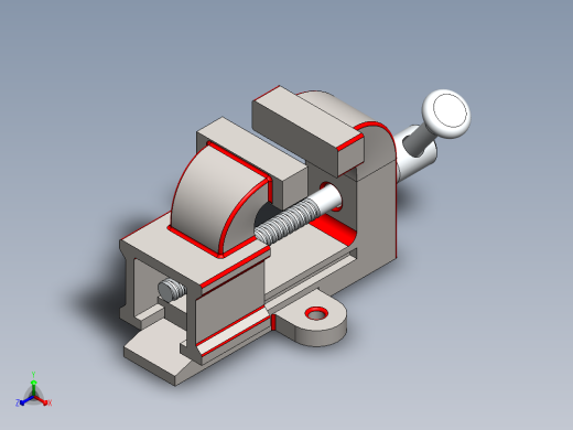 台钳 (45)正等轴测缩略图