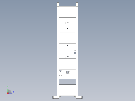 输入轴压入外管柱筒左视缩略图