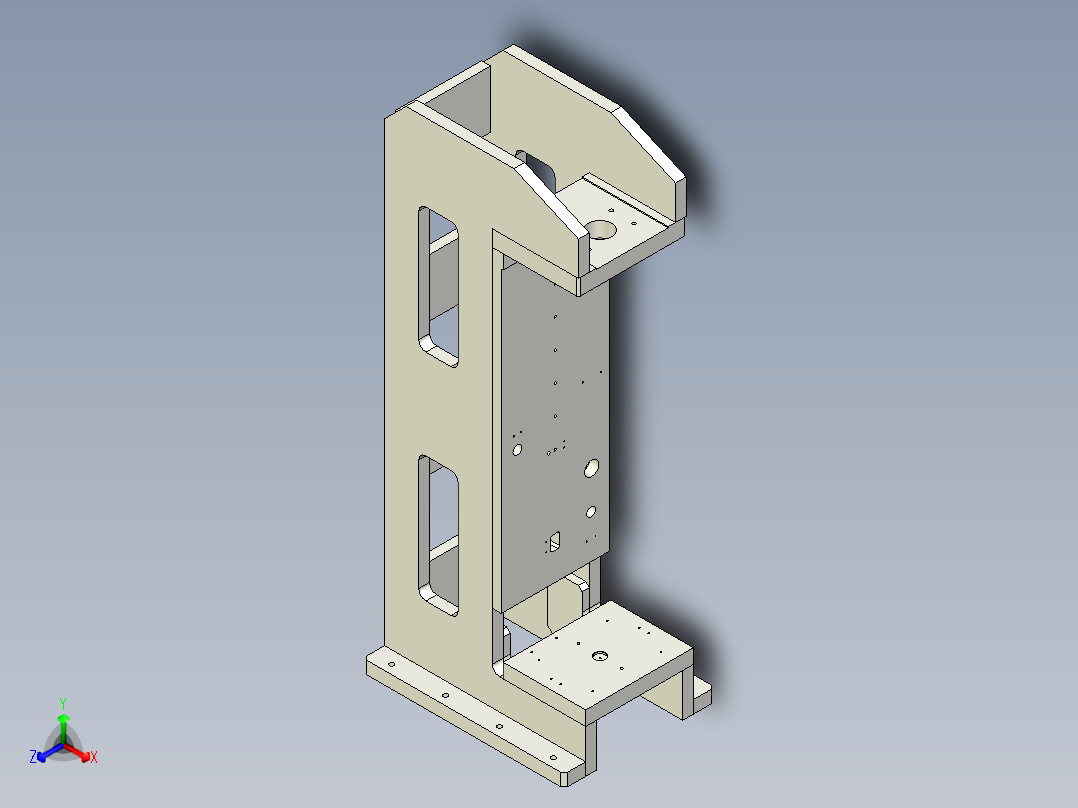 输入轴压入外管柱筒正等轴测图