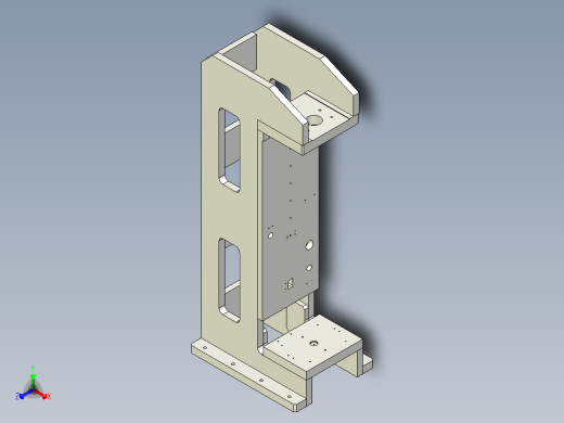 输入轴压入外管柱筒正等轴测缩略图