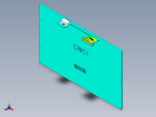 REACHER-A笔记本CNC工装夹具三维模型-CNC3-2014-8-12正等轴测缩略图