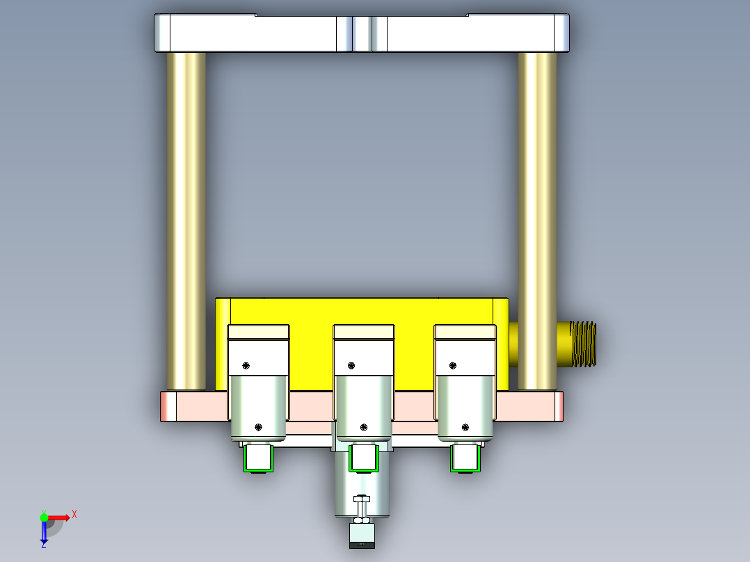S1-CNC2笔记本CNC工装夹具三维模型-0226俯视图