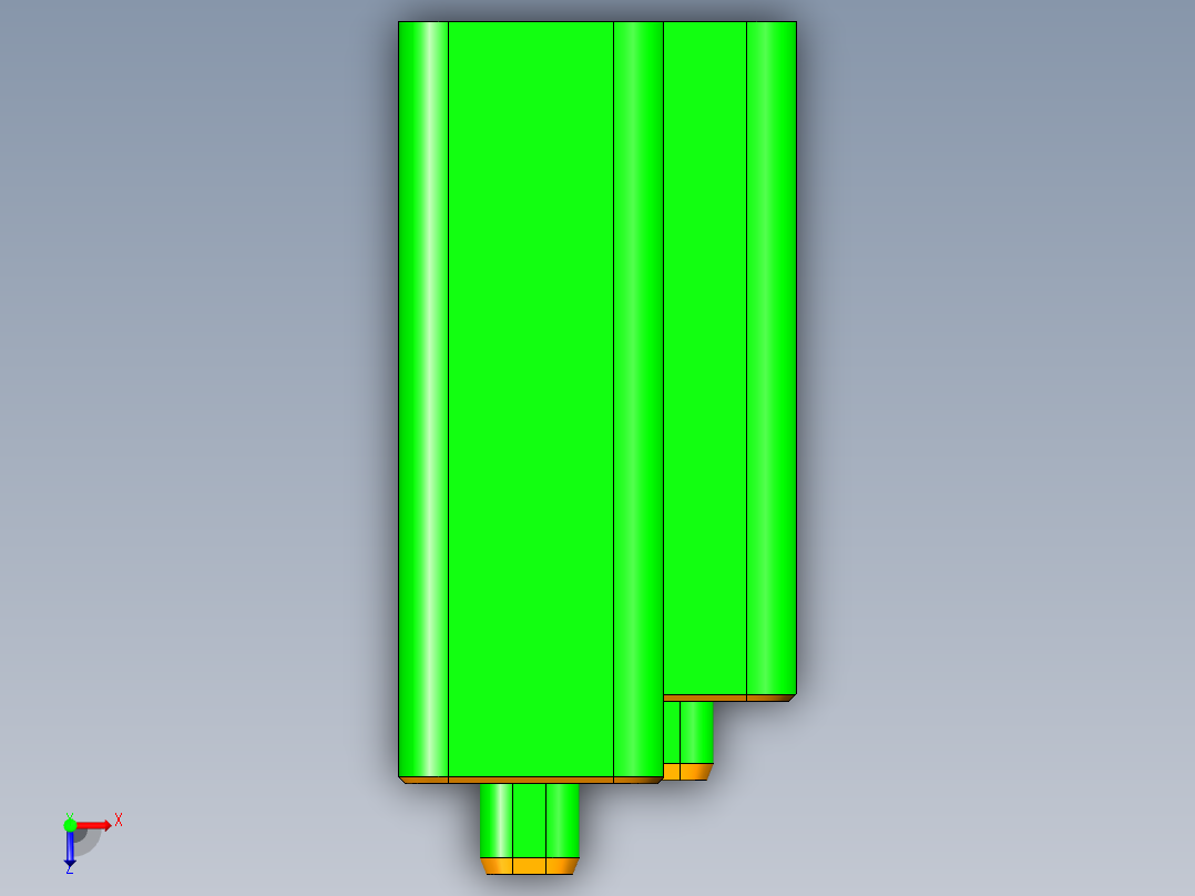 ZAZ00-D笔记本CNC工装夹具三维模型-CNC6DINGWEI-1021俯视图