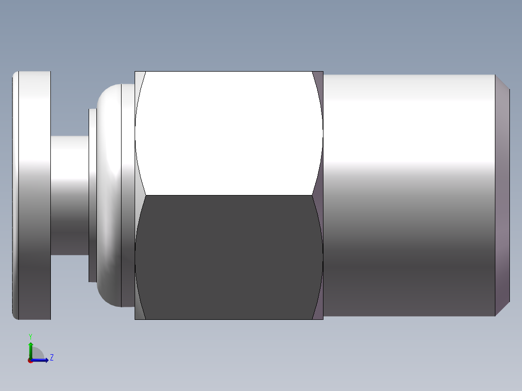1-8 4管亚德客（APC4-01）天工(YPC4-01)左视图