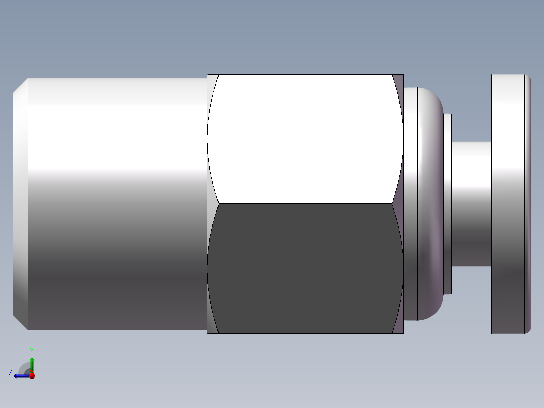 1-8 4管亚德客（APC4-01）天工(YPC4-01)右视图