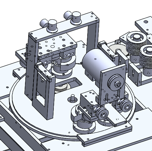 冲气式打孔机（sw18可编辑+工程图）
