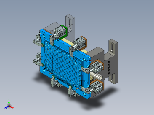 JG1-A-笔记本CNC工装夹具三维模型CNC4精铣内腔-210202