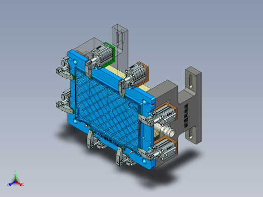 JG1-A-笔记本CNC工装夹具三维模型CNC4精铣内腔-210202正等轴测缩略图