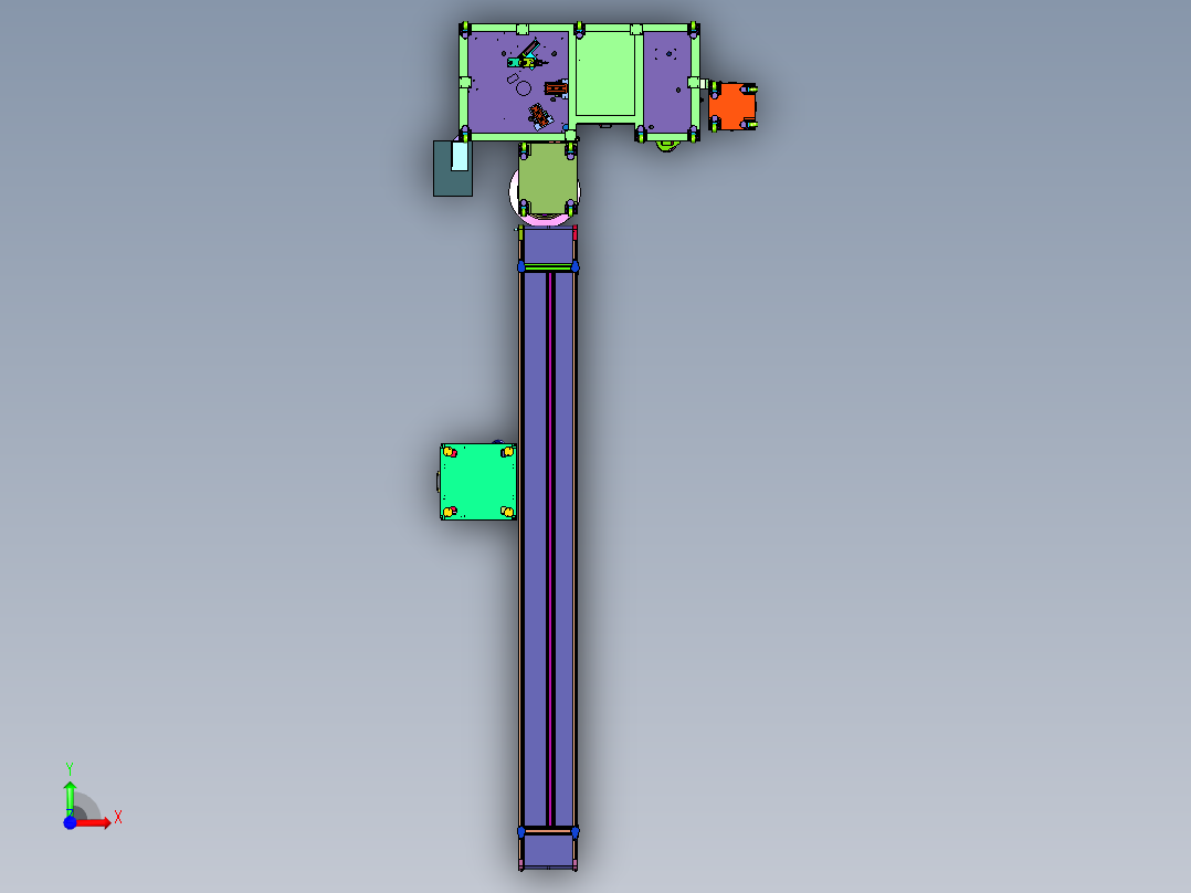 电路保护装置组装焊接线前视图