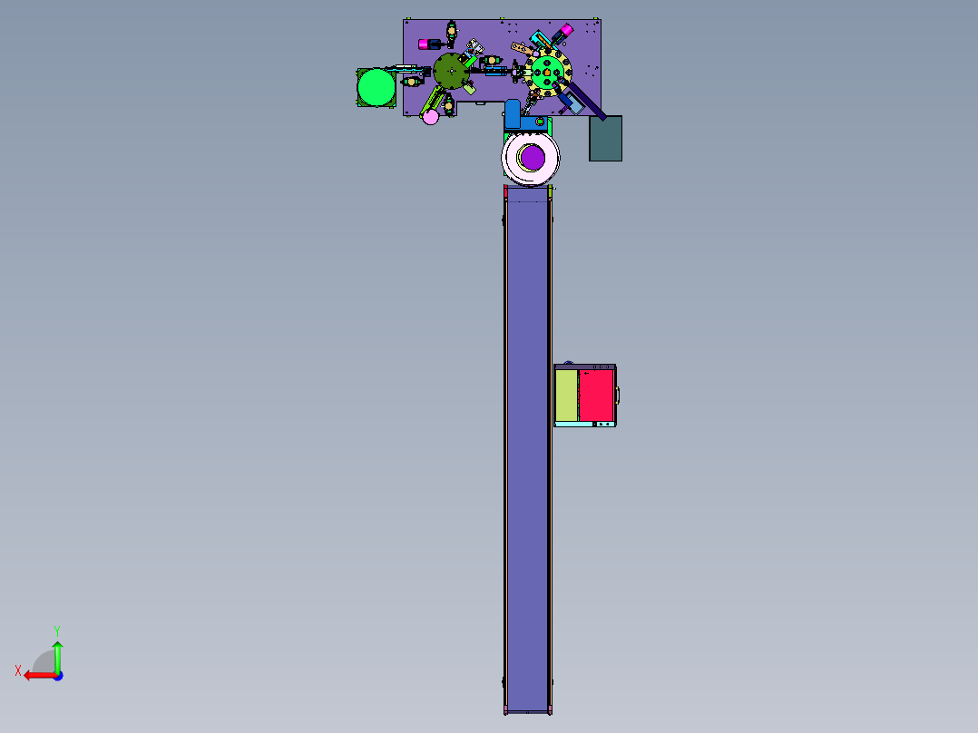 电路保护装置组装焊接线后视图