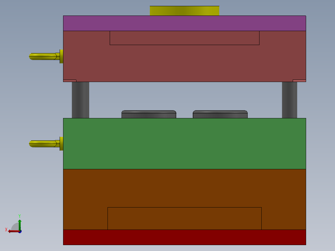 注塑模具、模具(48)后视图