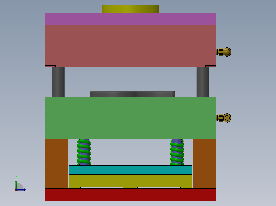 注塑模具、模具(48)左视图