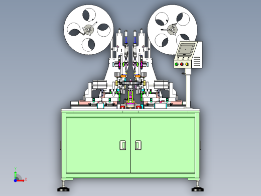 电机转子插片机sw18可编辑前视缩略图