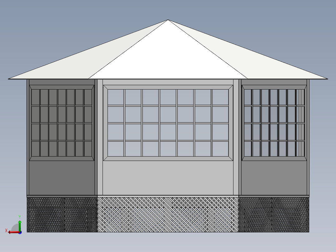 房子、建筑(105)后视图