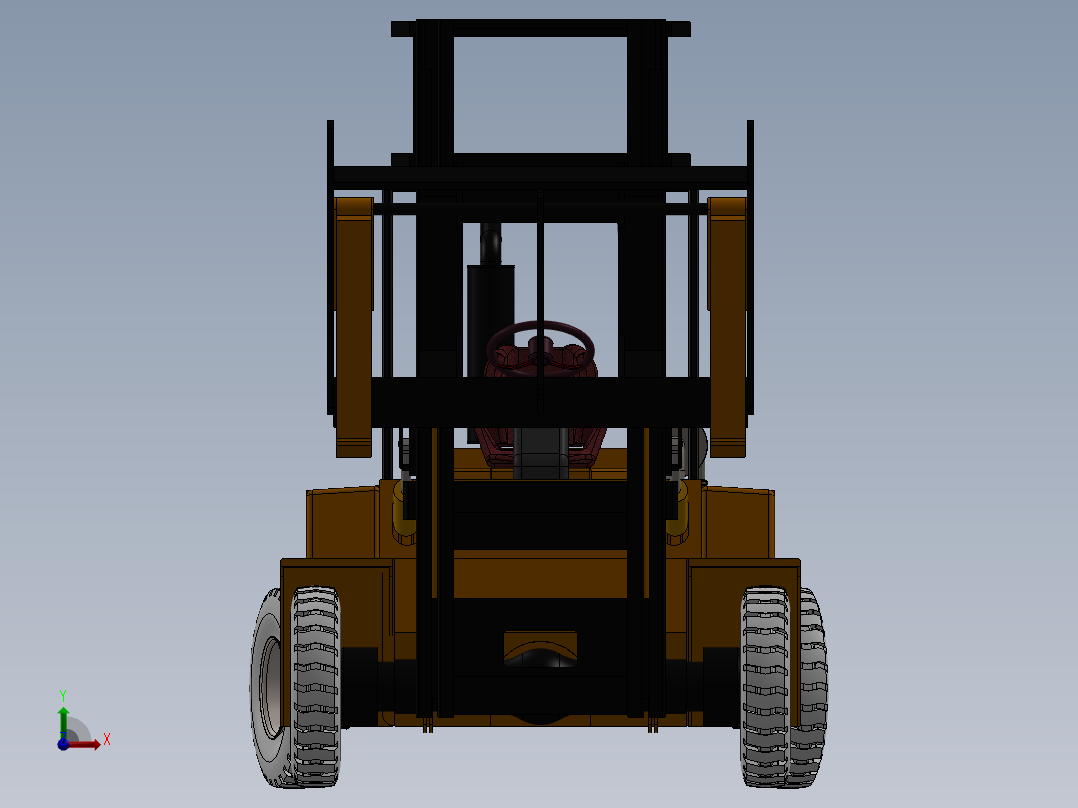 叉车、 叉车 SW(14)前视图