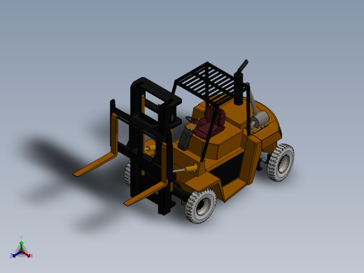 叉车、 叉车 SW(14)正等轴测缩略图