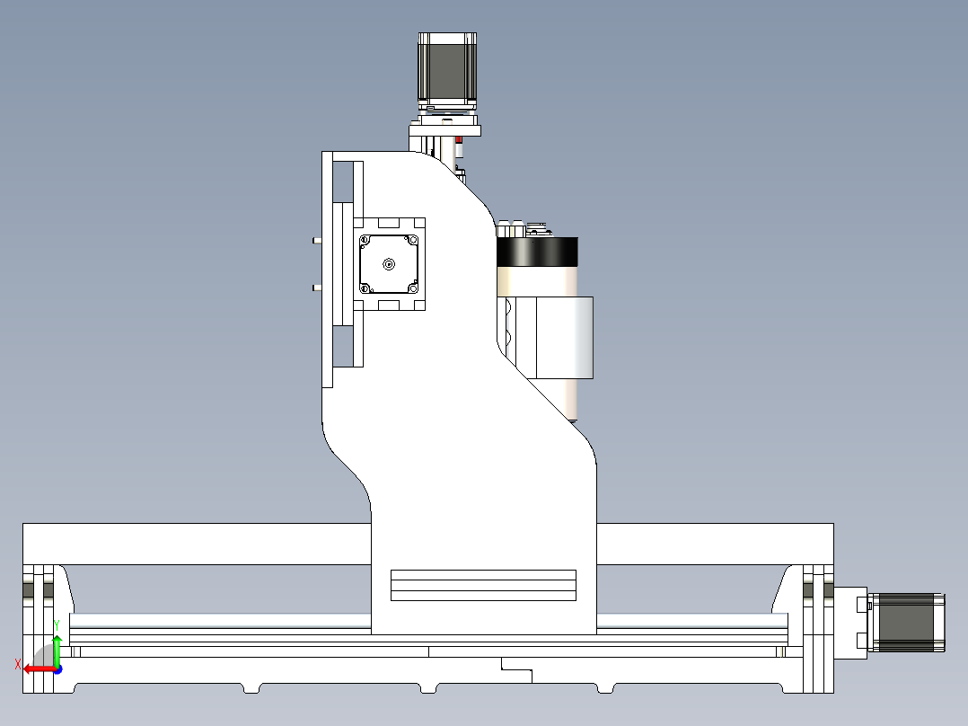 B2004513-胶合板数控铣床后视图
