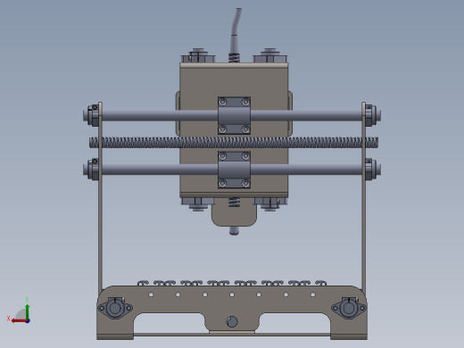 小型三轴雕铣机后视缩略图