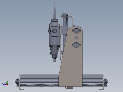 小型三轴雕铣机右视缩略图