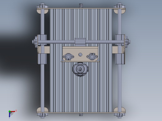 小型三轴雕铣机俯视缩略图