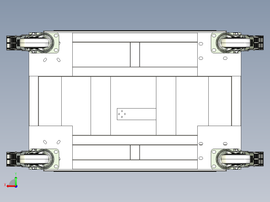 货架式电子称后视图