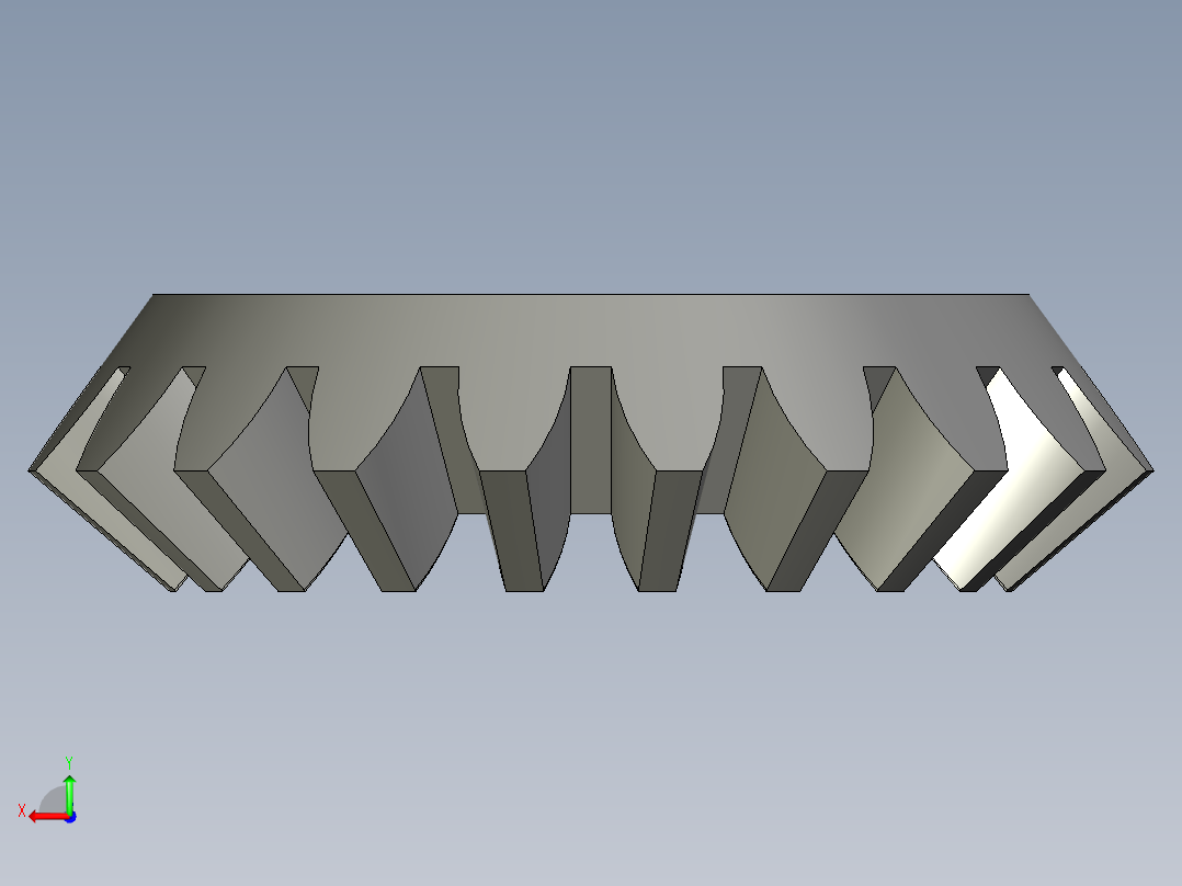 A-直齿锥齿轮GB_GB_T12369-1990 5 20 20 20_step.prt后视图